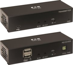 Eaton Eaton Tripp Lite Series DisplayPort to HDMI over Cat6 Extender Kit with KVM Support, 4K 60Hz, 4:4:4, USB, PoC, HDCP 2.2, up to 230 ft., TAA - Erweiterung fur Video/Audio - HDMI, DisplayPort - uber CAT 6 - bis zu 70 m - TAA-konform - fur P/N: B127A-01