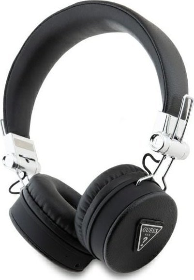 Guess Guess Bluetooth ENC GUBH70PGTSPSK on-ear headphones black/black Grained Classic Round Shape