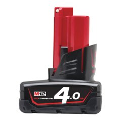 Milwaukee akumulátor M12B4 Li-Ion 12V 4Ah (4932430065)