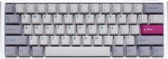 Ducky One 3 Mist Grey Mini Gaming Keyboard, RGB LED - MX-Silent-Red (US)