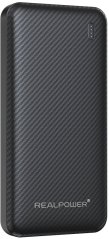 Realpower PB-10000 SSB 10000mAh Čierny