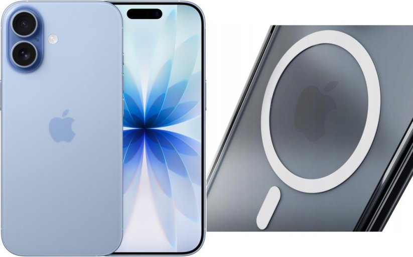 Apple iPhone 17 8/256GB Light blue  (MG6L4ZD/A) + Etui Armor MagCase