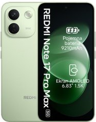 Xiaomi Redmi Note 17 Pro MAX 5G 8GB/256GB, Zelený (81231)