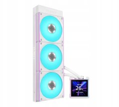 Lian Li HydroShift II AiO-chłodzenie wodne, RGB, wyświetlacz LCD - 360mm, Biely