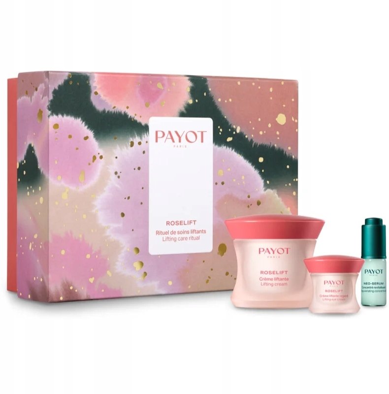 Payot Set Payot: Roselift, Illuminating, Day, Cream, Face, 50 ml + Roselift, Lifting, Day, Eye Cream, 15 ml + Neo, Rejuvenating, Serum, For Face, 5 ml For Women