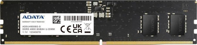 ADATA Premier, DDR5, 8 GB, 4800MHz, CL40 (AD5U48008G-S)