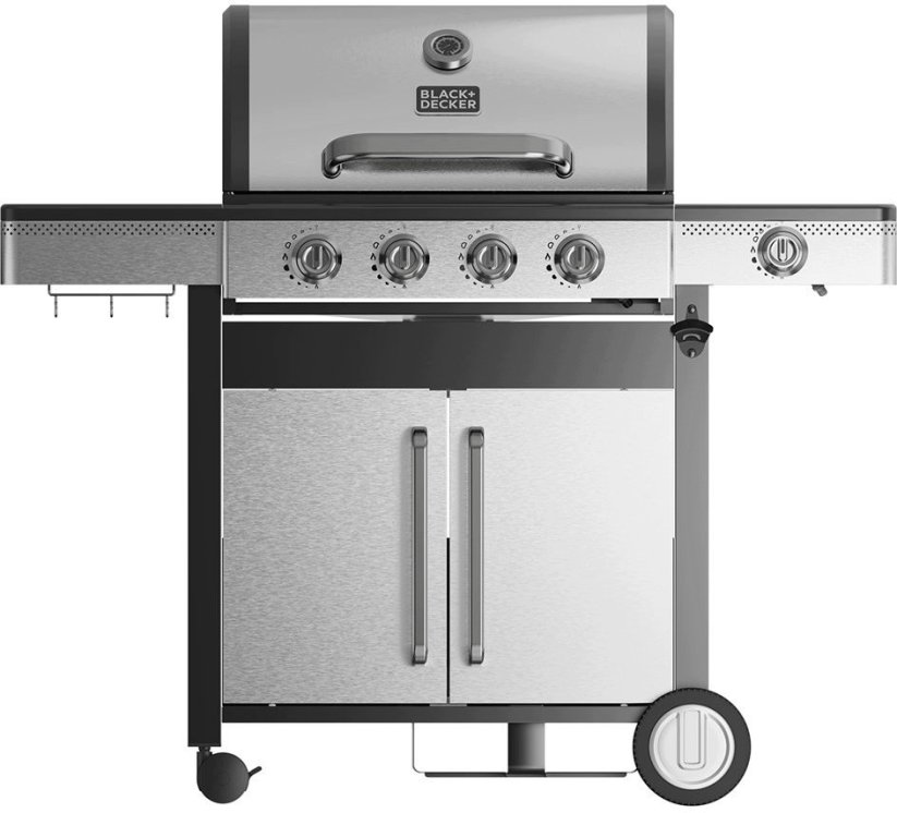 Ambiance Grill plynový Black+Decker BXOG16550E (4 Horáki x 3.6 kW + 1 Horák 2.1 kW) (ES9330130B)