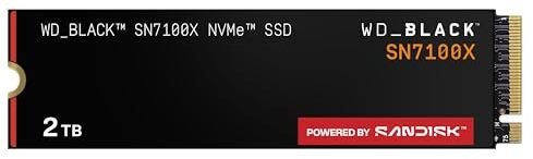 SanDisk WD_BLACK SN7100X - SSD - 2 TB - vnútorný - M.2 2280 - PCI Express 5.0 x4 (NVME) (WDBELH0020BBK-WRSN)