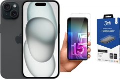 Apple iPhone 15 256GB Black (MTP63) + FlexibleGlass
