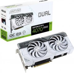 Asus Dual GeForce RTX 4070 SUPER White OC 12GB GDDR6X (DUAL-RTX4070S-O12G-WHITE)