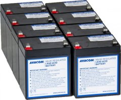 Avacom akumulátor 12V/8x6Ah (AVA-RBC43-KIT)