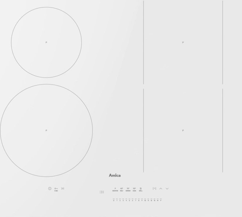 Amica Płyta indukcyjna Amica PIDH6141PHTSUN 3.0 Booster