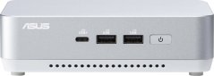 Asus ASUS NUC 14 Pro+ RNUC14RVSU900000I - Barebone - Mini-PC - 1 x Core Ultra 9 185H / 2.3 GHz - RAM 0 GB - Intel Arc Graphics - 1GbE, 2.5GbE, Wi-Fi 6E, Bluetooth 5.3 - WLAN: 802.11a/b/g/n/ac/ax (Wi-Fi 6E), Bluetooth 5.3 - Silber
