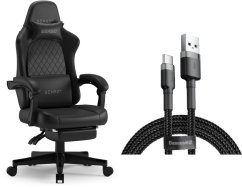 SENSE7 Devon PU czarny + kabel usb