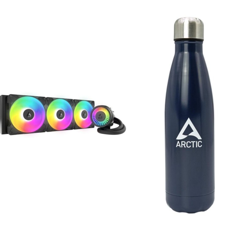 ARCTIC Chłodzenie wodne Arctic Liquid Freezer III Pro 420 A-RGB (ACFRE00185A) + Butelka Termiczna