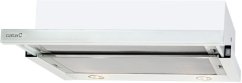 Cata CATA | Hood | TF 2003 600 GWH | Telescopic | Energy efficiency class C | Plotis 60 cm | 390 m³/h | Mechanical control | LED | Baltas Glass