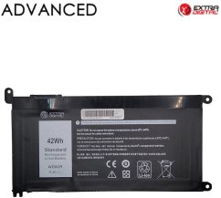 Extra Digital Nešiojamo kompiuterio baterija DELL WDX0R, 3400mah, Extra Digital Advanced