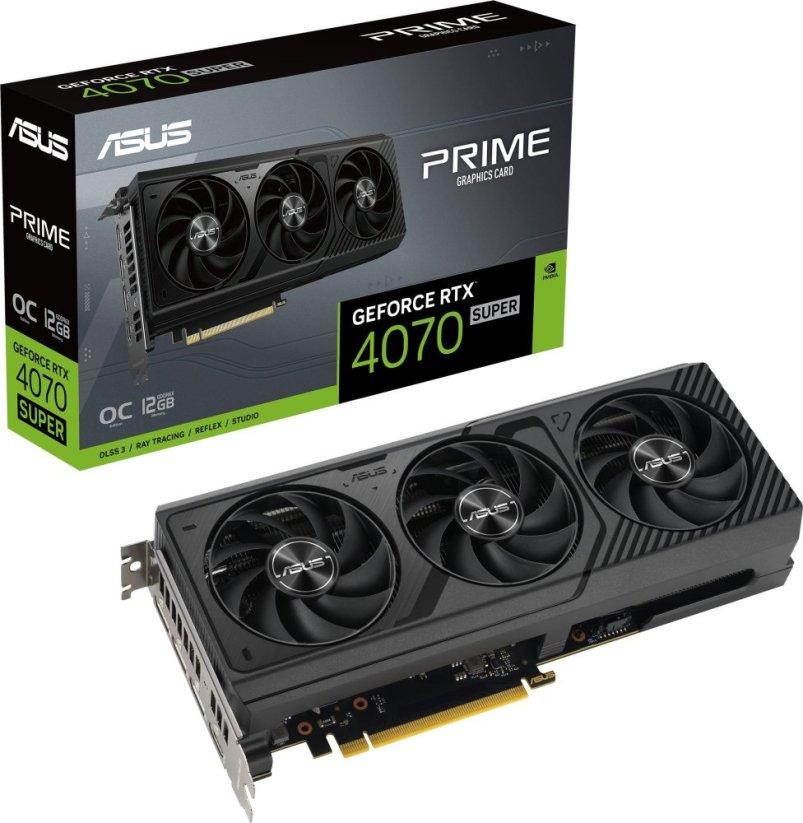 Asus ASUS graphics card GeForce RTX 4070 SUPER Prime - 12 GB GDDR6X OC