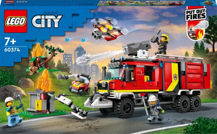 LEGO City Hasičský záchranný systém v teréne (60374)