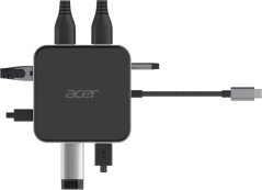 Acer ACER 7 in 1 USB4 8K Multi Display hub HDMI + DP + 2xUSB3.2 + USB C + RJ45 + 3.5mm Audio Port