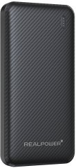 Realpower PB-10000 SSB 10000mAh Čierny