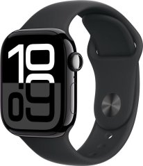 Apple Watch 10 GPS + Cellular 42mm Jet Black Alu Sport M/L Čierny  (MWX73ET-A)