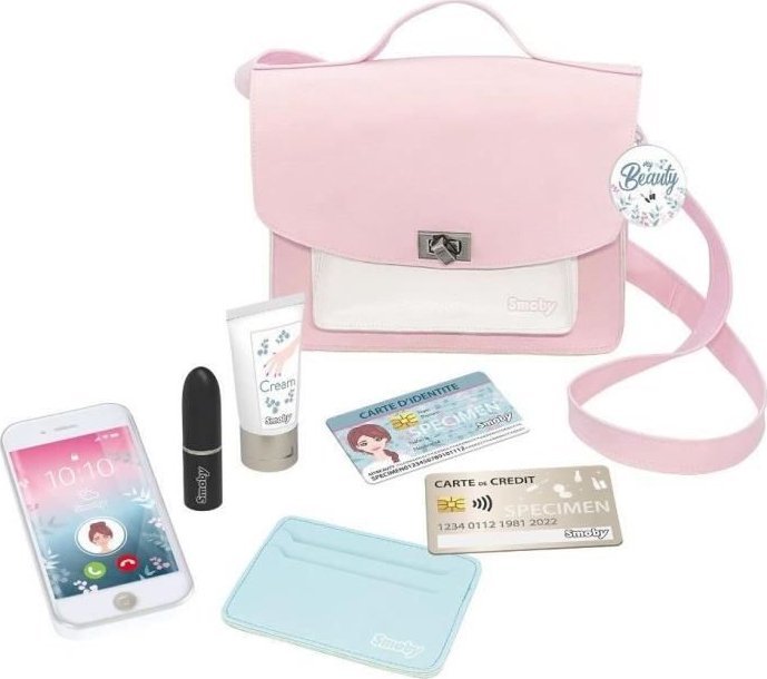 Smoby Ružová Torebka My Beauty Na Ramię Pre Dziewczynki + 7 Akcesoriów Lumarko!