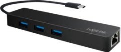LogiLink 1x RJ-45  + 3x USB-A 3.0 (UA0313)