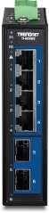 TRENDnet TRENDnet 6-Port Industrial 2.5G DIN-Rail Switch with 10G SFP