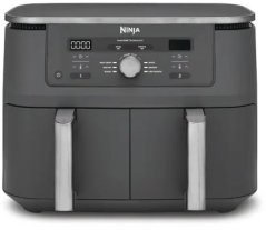 Ninja Ninja DZ400EU frytkownica Podwójny 9,5 l Autonomiczny 2470 W Frytkownica na gorące powietrze Sivý
