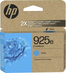 HP 925e EvoMore Cyan Original Ink Cartridge Cyan 800 stron (4K0W0PE#LS1)