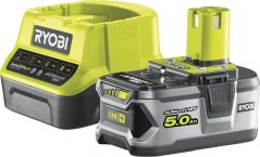 Ryobi akumulátor+Nabíjačka Ryobi 5Ah Li-Ion