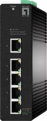 LevelOne LevelOne IGS-2105 łącza sieciowe Zarządzany L2 Gigabit Ethernet (10/100/1000) Čierny