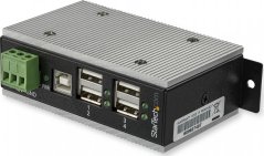 StarTech StarTech.com HB20A4AME huby i koncentratory USB 2.0 Type-B 480 Mbit/s Čierny