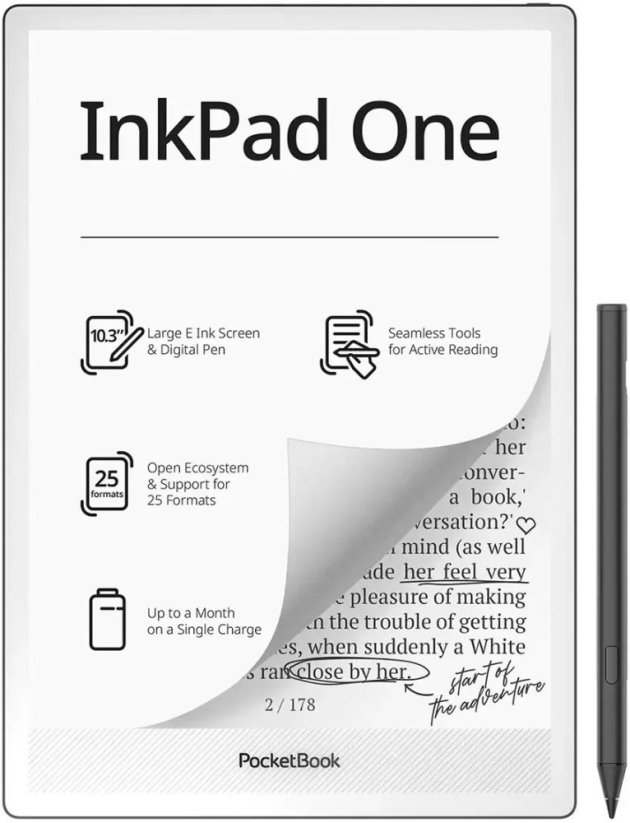 PocketBook InkPad One Black(PB1030-8-WW)