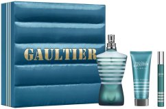 Jean Paul Gaultier Set Jean Paul Gaultier: Le Male, Eau De Toilette, For Men, 125 ml + Le Male, Eau De Toilette, For Men, 10 ml + Le Male, Cleansing, Shower Gel, For All Skin Types, 75 ml For Men