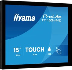 iiyama ProLite monitor komputerowy 38,1 cm (15") 1024 x 768 px Ekran dotykowy (TF1534MC-B8X)