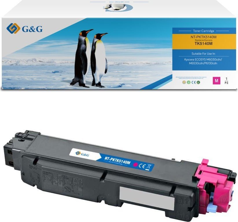 G&G kompatybilny toner z Kyocera TK5140M, NT-FKTK5140M, magenta, 5000s