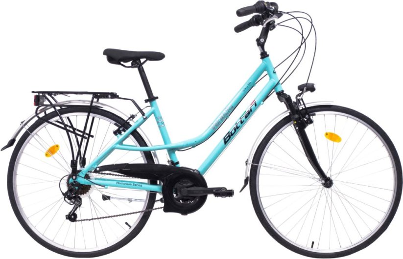 Bottari Women's city bike BOTTARI VENEZIA, size 19, turquoise.
