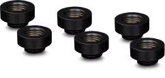 PrimoCHILL Thermal Grizzly DeltaMate Extender Fitting - MF7 Čierny opakowanie 6 sztuk