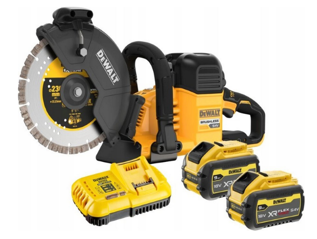 Dewalt DCS691X25 4V XR FV fréza 230 mm 2x9Ah