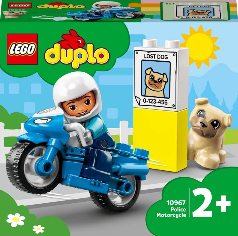 LEGO Duplo Motocykl policyjny 4ks (10967)