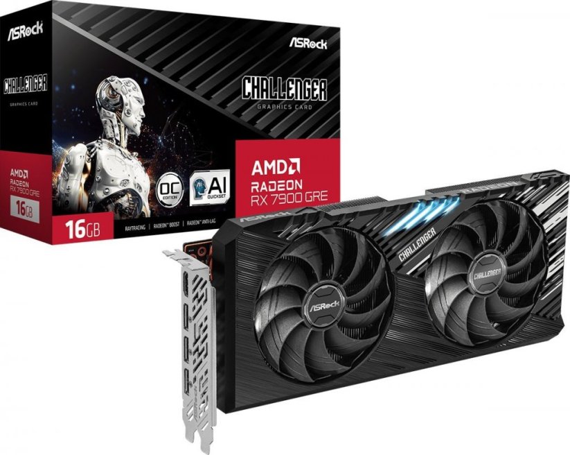 ASRock Radeon RX 7900 GRE Challenger OC 16GB GDDR6 (RX7900GRE CL 16GO)