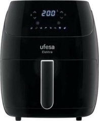 Ufesa Ufesa Elektra, Hot air fryer, 5 L, 80 °C, 200 °C, Single, Black