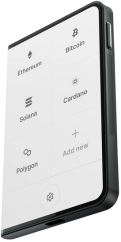 Ledger Stax - Kryptomenová peňaženka, CC EAL6+, USB-C, čierna