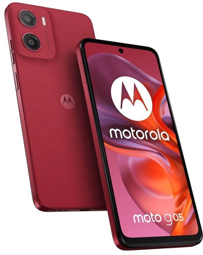 Motorola Moto G05 4/128GB Czerwony  (PB6L0029RO)