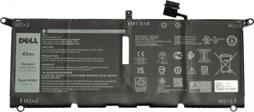 Dell Battery, 45WHR, 4 Cell,