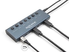 Delock DeLOCK 63410 huby i koncentratory USB 3.2 Gen 1 (3.1 Gen 1) Type-C 5000 Mbit/s Modrý