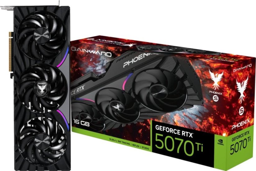 Gainward GeForce RTX 5070 Ti Phoenix-S 16GB GDDR7 DLSS4 (NE7507T019T2-GB2031K)