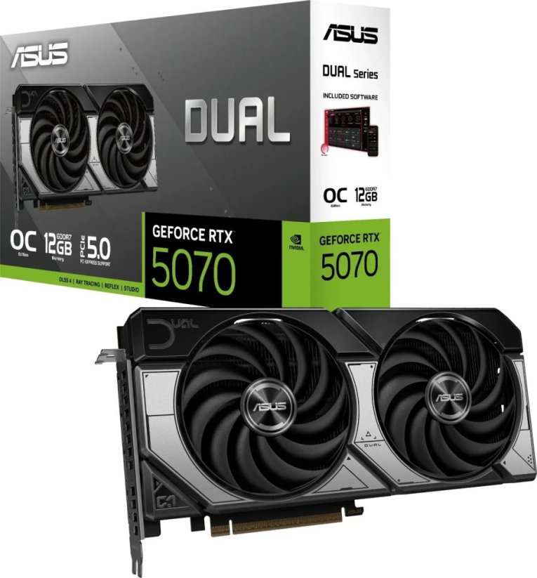 Asus Dual GeForce RTX 5070 OC 12GB GDDR7 DLSS4 (DUAL-RTX5070-O12G)